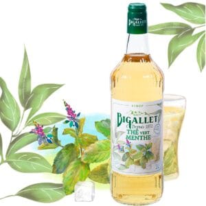 Groene thee - Muntsiroop - 1L